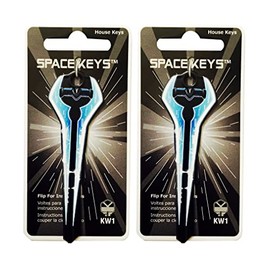 2 Energy Blade Space Weapon Shaped Space Keys - KW1 KW10