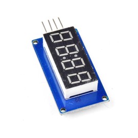 CANADUINO® 3 x LED 7-Segment Display, 4 Digits, Serial Interface, TM1637