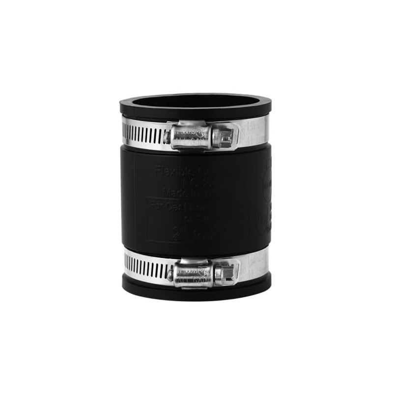 Aquaforte PVC Elastomer Flexible Reducing Sleeve 63x50 mm, Extremely Flexible.