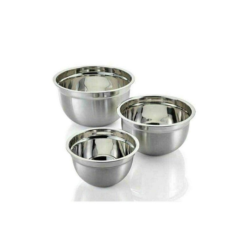 Tredoni Professional Stainless Steel 14 cm Deep Mixing Bowl, Robust,