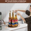 Nuovoware 7 Bottles Rotating Coffee Syrup Rack, Coffee Syrup Rack