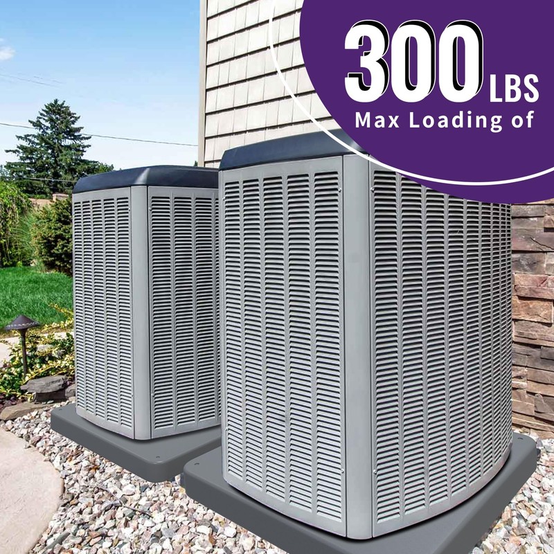 Mxclimate Equipment Pad for HVAC Systems,Ductless Mini Split Air Conditioner,32"x32"x2"