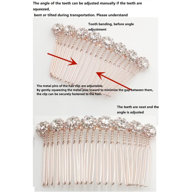 Letshopping® High-grade Alloy Diamond Tiara Comb Hair Accessories Hair Fork(2pc)
