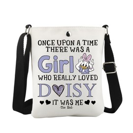 WCGXKO Cartoon Duck Inspired Crossbody Bag Animal Lover Gift Cartoon Character Gift (Lady Duck Cro CA)