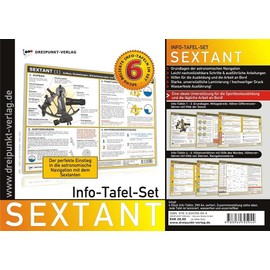 Info-Tafel-Set Sextant: Grundlagen der astronomischen Navigation