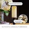 Luminara Scalloped Edge Flameless LED Candle - Ivory 4" x