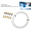PTFE Hose Kit for 3D Printer, Includes 2M PTFE Hose,