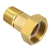 YOKIVE Pipe Fitting, Water Meter Coupling G1-1/4 Female x G1