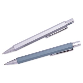 elmina Teal Blue and Silver Ballpoint Pens For Women - Premium Writing Pen Set With Black Ink in Gift Box