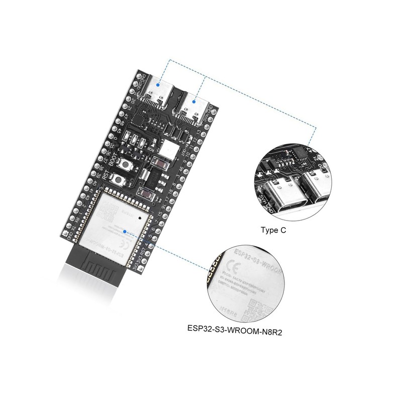 diymore 3 pieces for ESP32 S3 DevKitC 1 N16R8 for