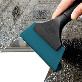 Guard-Up Fixed Squeegee Rubber Scraper (Blue) for Sheet/Film Application Rubber Scraper 2ea