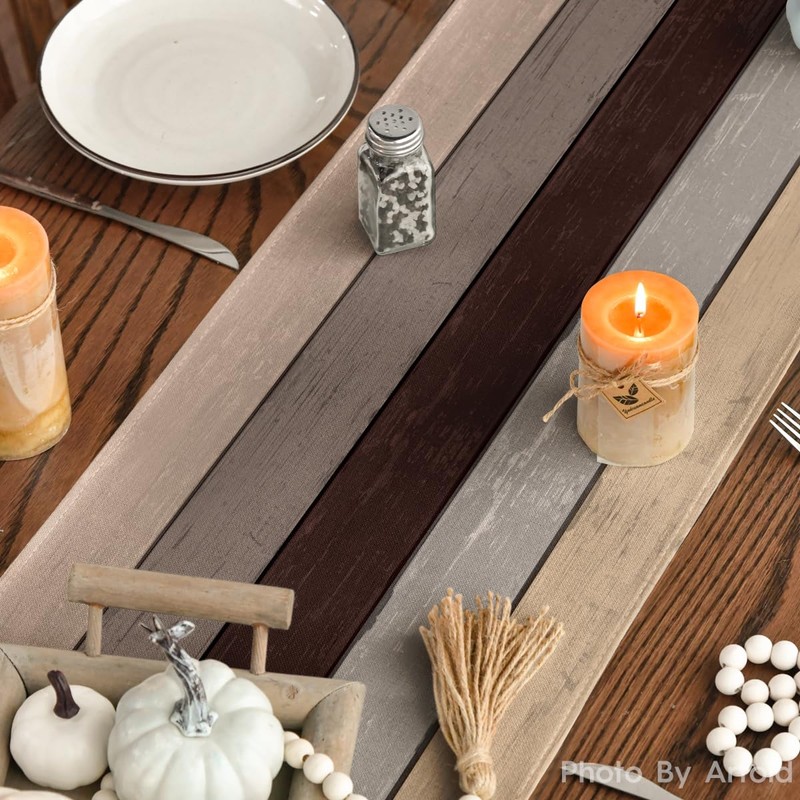 Artoid Mode Brown Planken Antique Old Rustic Wood Autumn Table