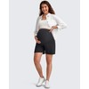 G4Free Maternity Yoga Shorts with Pockets Athletic Stretchy Pregnancy Clothes