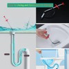 2-Pack Drain Snake & Clog Remover Tool (35'' & 79'')