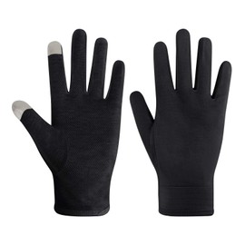 YJZQ UV Protection Driving Gloves for Men Breathable Lightweight Touch Screen Gloves Non-Slip Quick Dry Outdoor Summer Driving Riding Mittens Motorcycle Camping Gym Workout Fullfinger Gloves
