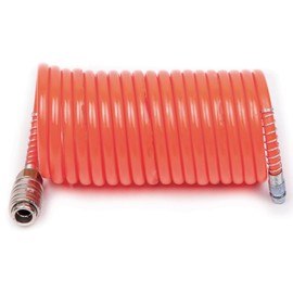 FIAC Compressed Air Spiral Hose Complete with Universal Fittings Outer Diameter 8mm Internal 6mm Length 5 Metres