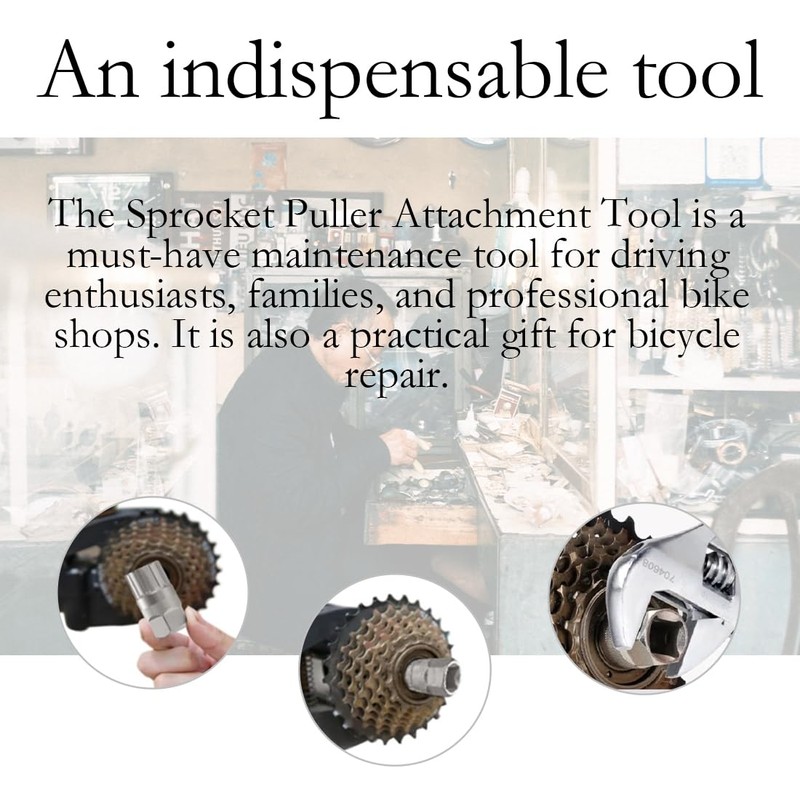 GXGM Pack of 2 Bicycle Cassette Tool, Sprocket Puller Accessories