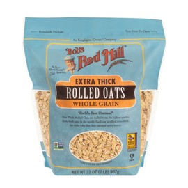 Bob's Red Mill Extra Thick Rolled Oats, 32oz (Pack of 1) - Non GMO, Whole Grain, Vegan, Kosher