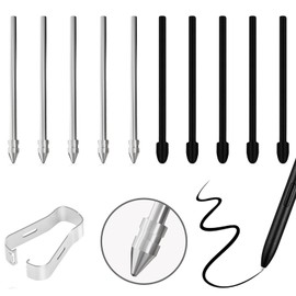 Pen Tips Replacement for Kindle Scribe Pen 10PCS, Pen Nibs Compatible with Premium Pen Remarkable 1/2 Plus Digital Pen 4096 Levels with Pen Folder(No Worn Out 5 Titanium Nibs and 5 Felt Tips)