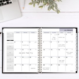 AT-A-GLANCE 2026 Planner, Monthly, 7" x 8-1/2", Medium, Hardcover, DayMinder, Black (G400H0026)