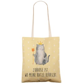 Mr. & Mrs. Panda Shopping Bag Cats Koenig, yellow