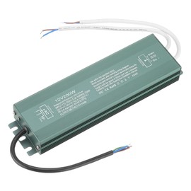 MECCANIXITY LED Driver 12V 200W Waterproof IP67 Power Supply Transformer Adapter, 170V-250V AC to 12V DC Low Voltage Output LED Power Supply for LED Strip Lights