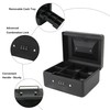 Small Security Lock Box with Coin Tray Metal Material with