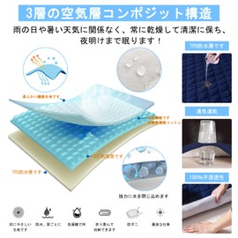 Mafudoxi Waterproof Mattress Pad, Double Waterproof Pad, Bed Pad, Mattress Pad, Bed Sheet, Bed Mat, Mattress Cover, Mattress, Antibacterial, Odor Resistant, Dust Mite Resistant, Breathable, Sweat Absorbent, Quick Drying, No Pilling, Washable, Reinforced 