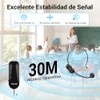 TONOR Auriculares con Micrófono Inalámbrico, Sistema de Auriculares con Micrófono