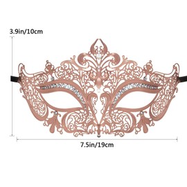 Couple's Venetian Masquerade Mask Set Luxury Style Princess Party Mask for Couples Women and Men Mardi Gras Masks
