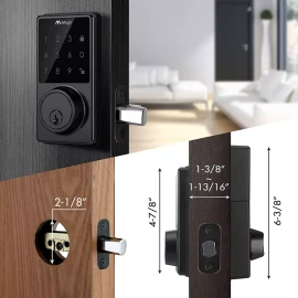 iMagic Touch Screen Deadbolt Keyless Entry Deadbolt Electronic Keypad Door Locks