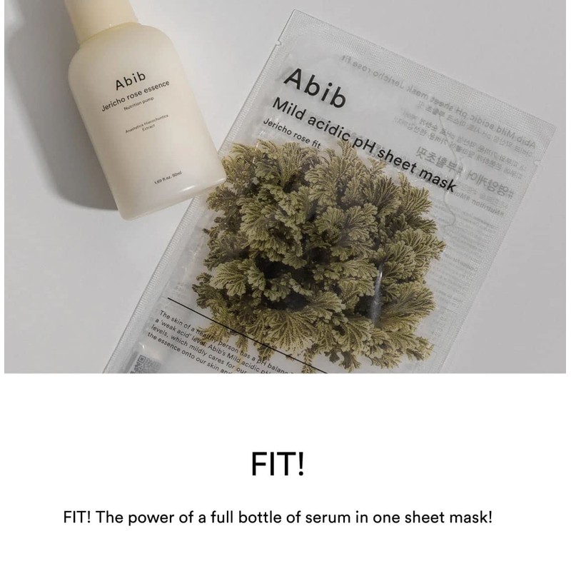 Abib Weak Acid PH Sheet Mask Resurrected Grass Fit 30ml