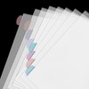 Mr. Pen- Clear Sheet Protectors with Tabs, 8 Tabs, 2