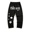 GORGLITTER Men's Y2K Graphic Baggy Sweatpants Drawstring Waist Wide Leg