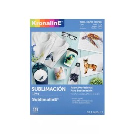 Kronaline 125 Hojas Carta Premium Sublimación Papel Sublimar Kronaline