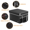 DocSafe File Box Fireproof File Storage Organizer with Lid,Collapsible Document