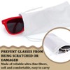 ZOWEXIQ Pack of 10 Soft Microfibre Glasses Case, Sunglasses Bag,