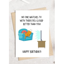 TEEMI-Funny Happy Birthday Card, Unique Birthday Gifts, Happy Birthday Card, Year Old Bday Card, Birthday Decorations, Birthday Supplies, Message Card, Thank You Card, Greeting Card, Blessing Card,