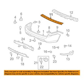 Genuine Honda 71510-SZA-A00ZA Rear Bumper Step