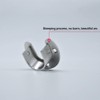 32mm Flange Rod Holder,Closet Rod Holder, U Shaped End Rod