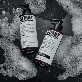 STMNT Grooming Goods Conditioner 275ml | Softens Hair | Restores Shine | Moisturizing Formula w/Activated Charcoal & Menthol | All Hair Types