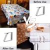 Quikhome 8pcs Stainless Steel Table Cover Clamps Holder for Wedding