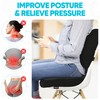FORTEM Office Chair Cushion and Back Support for Office Chair,