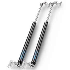 ARANA Gas Struts 23 inch 80lb with Brackets (2 Pack) - Heavy Duty Lift Support for RV Bed Hatch & Storage Box Lid - Hydraulic Spring Shocks for Camper Bed, Cellar Door, Food Truck Window