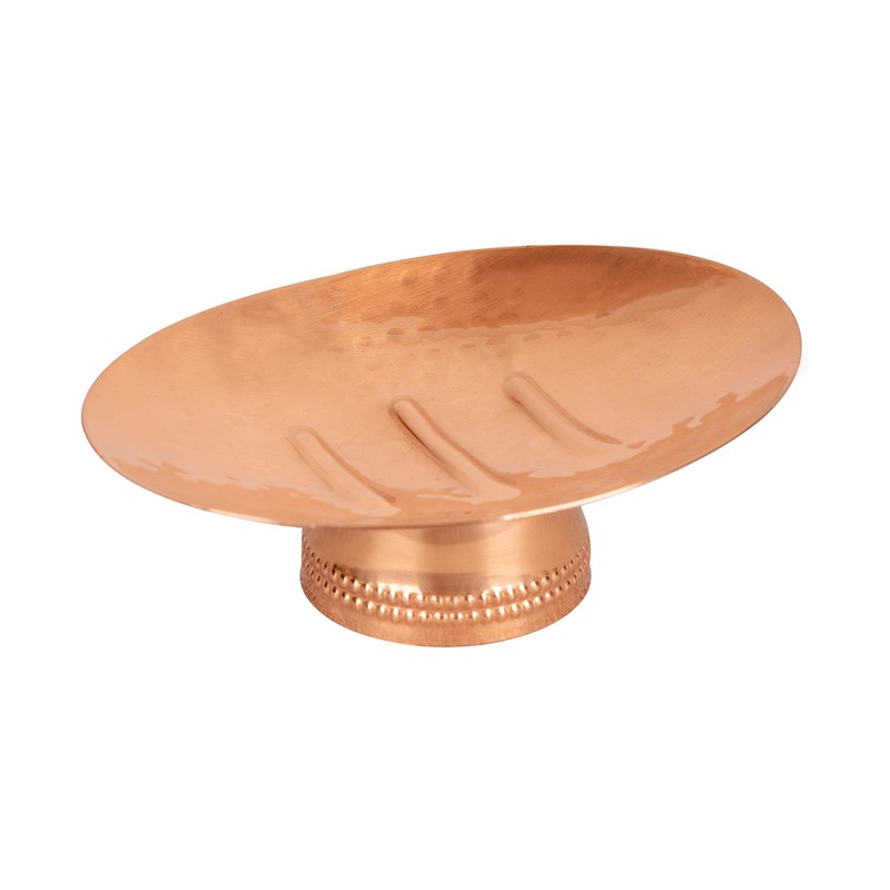 nu steel Copper Hudson Collection Dish, Sink Bar Soap Holder