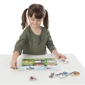Peg Puzzle Bundle - Farm, Vehicles and Safari