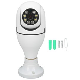 Security Camera WiFi 1080P 2.4GHz 360 Degree E27 Motion Detection Surveillance Camera Supports Dual Voice Intercom Night Vision