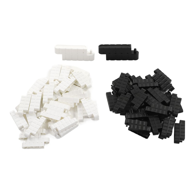 60pcs RC Car Barrier Black White RC Car Race Track