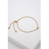 Ted Baker Sarsa Crystal Drawstring Adjustable Bracelet For Women (Gold/Crystal)