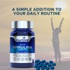 NURTIVE Blue Spirulina Tablets - 250mg per Serving, Phycocyanin Superfood